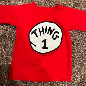 Thing 1 t shirt. Worn once.
